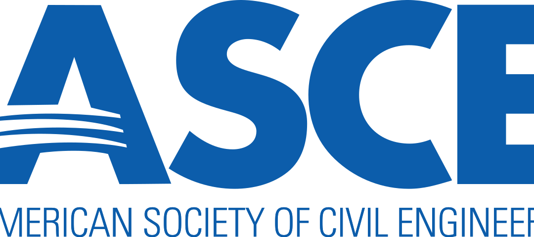 ASCE logo, reads "ASCE American Society of Civil Engineers"