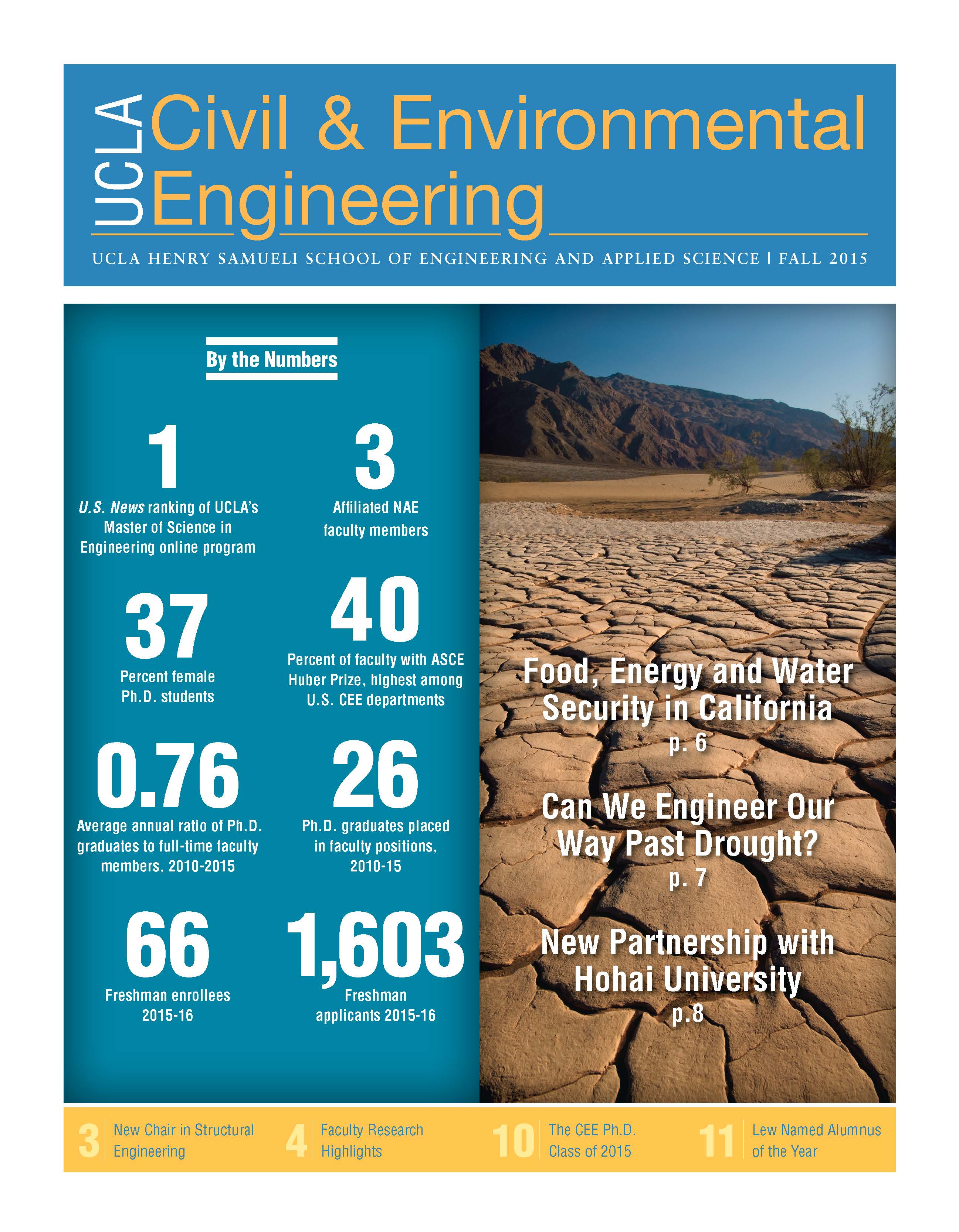  2015 Civil Engineering Newsletter cover