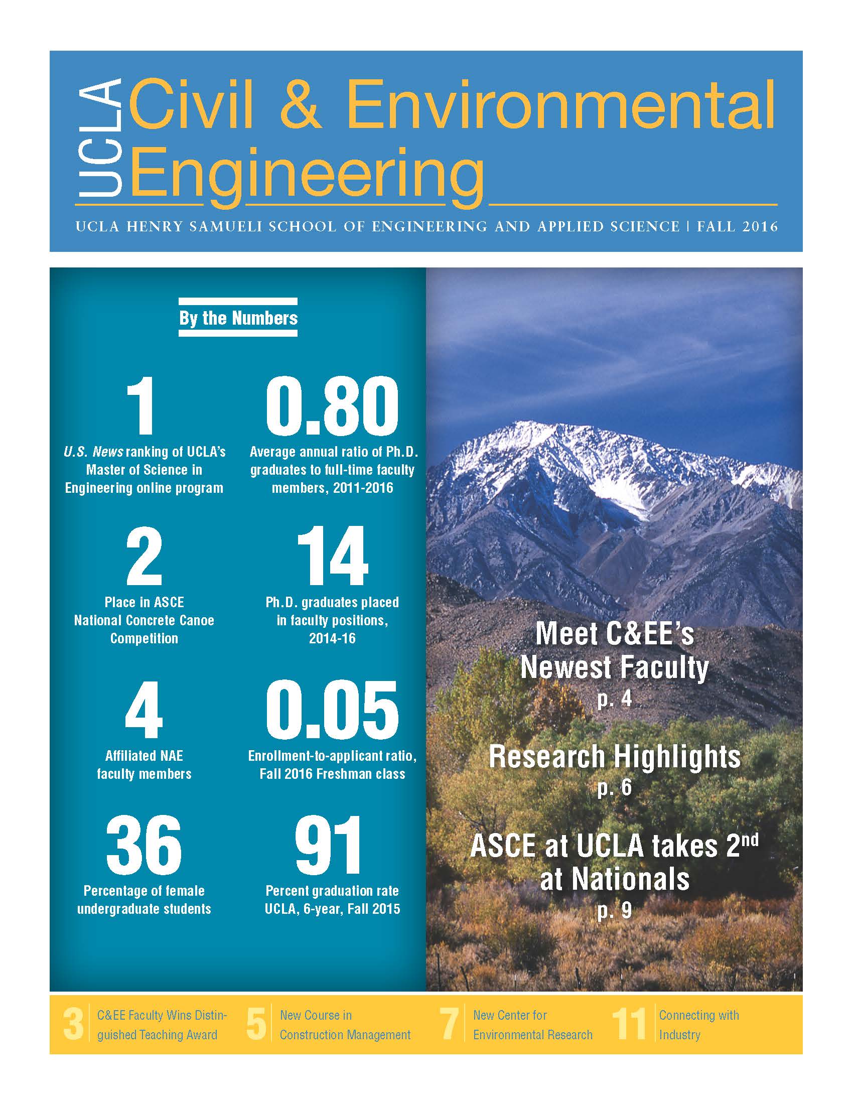   2016 Civil Engineering Newsletter cover