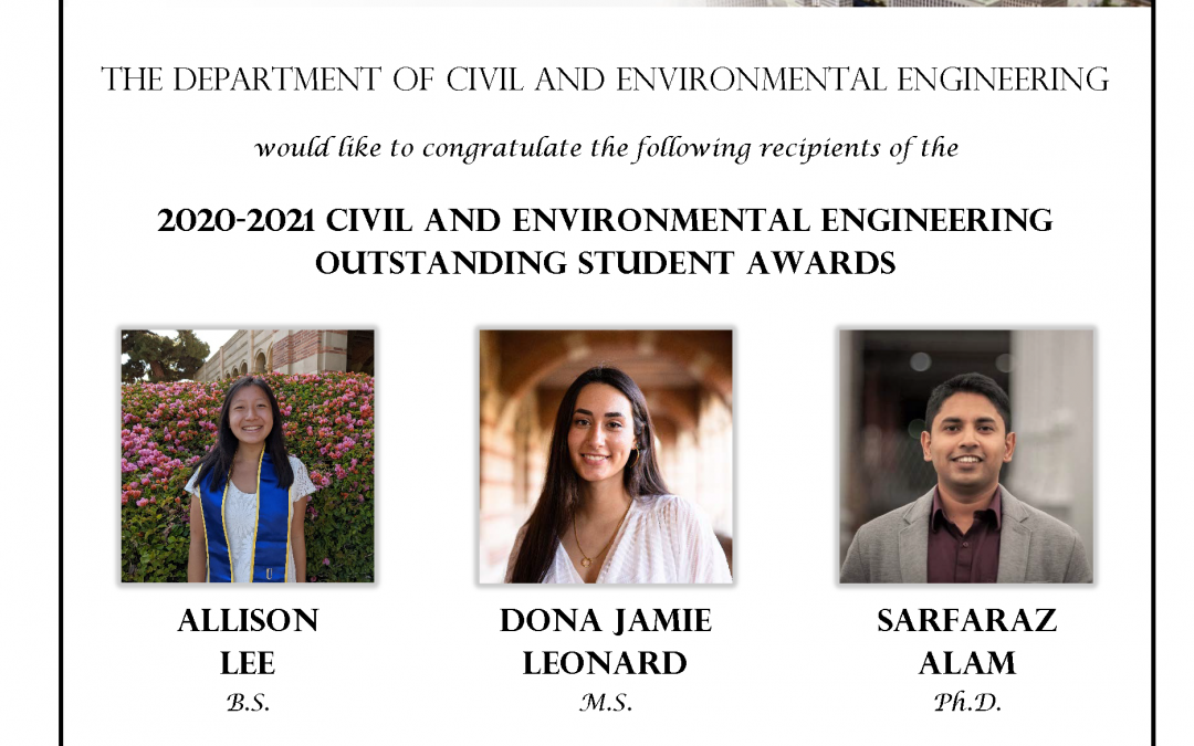 Outstanding student awards 2020-2021