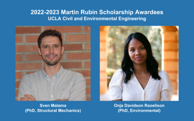 Graduate Students Onja Davidson Raoelison and Sven Malama Receive 2022-2023 Martin Rubin Scholarship