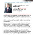 Seminar of Interest - Mark A. Barteau and Chemical & Biomolecular Engineering