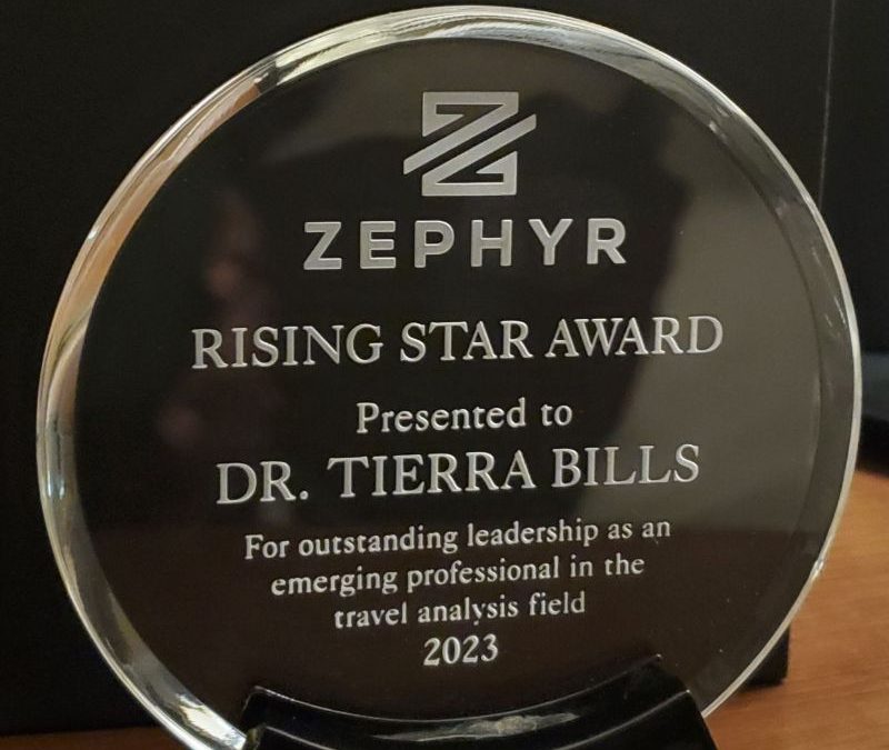 2022 Zephyr Rising Start Award for Tierra Bills