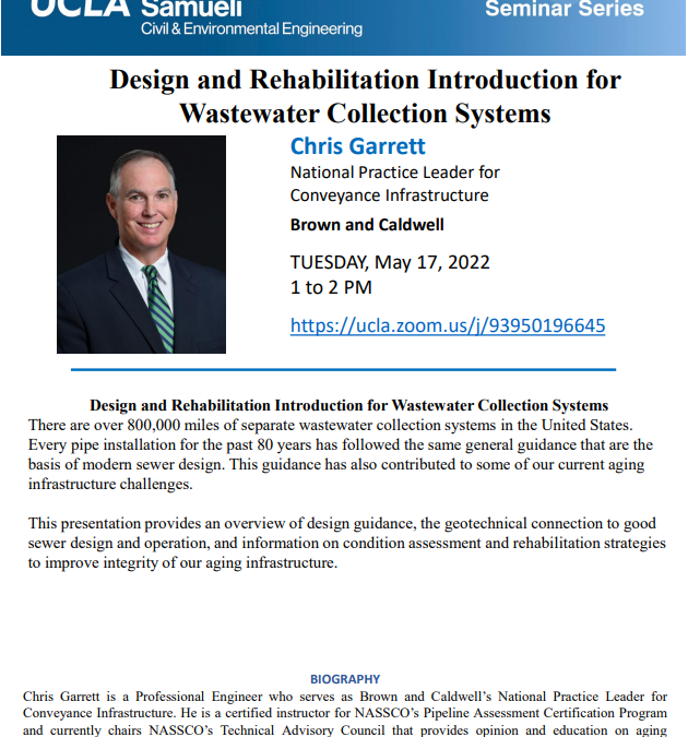 Seminar flyer for Chris Garrett