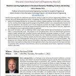 CEE 200 Seminar: Erik A. Johnson, Ph.D.