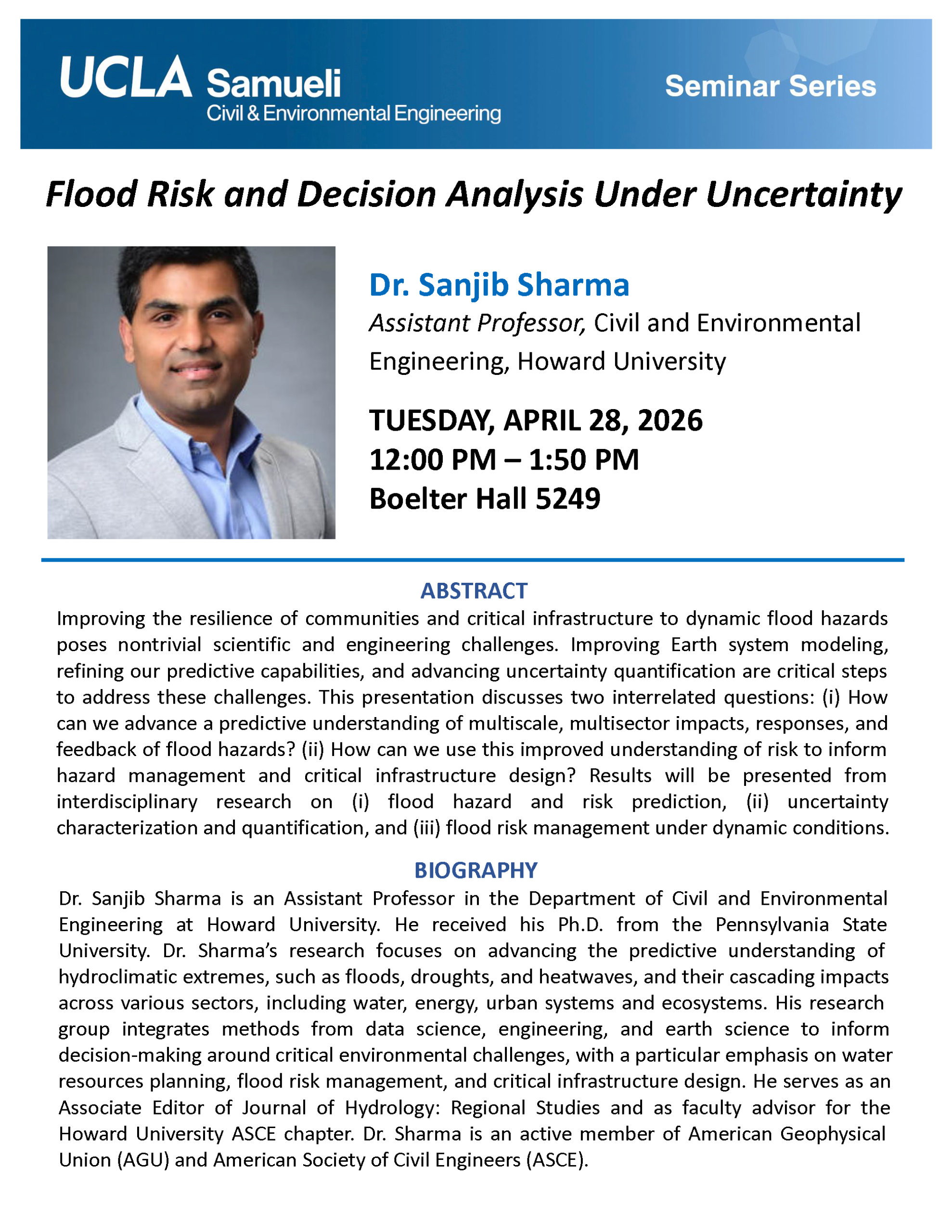 CEE 200 Seminar Series