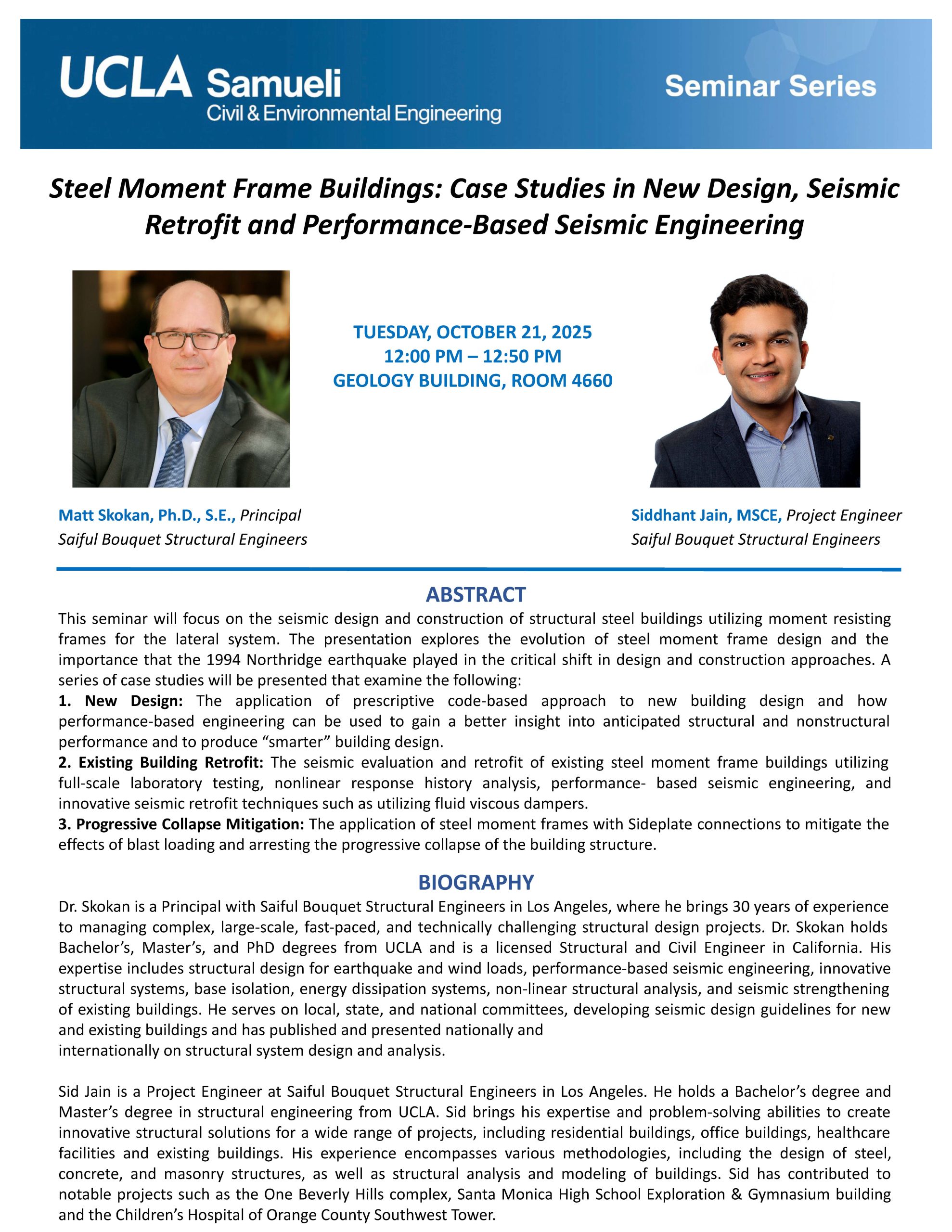 CEE 200 Seminar Series