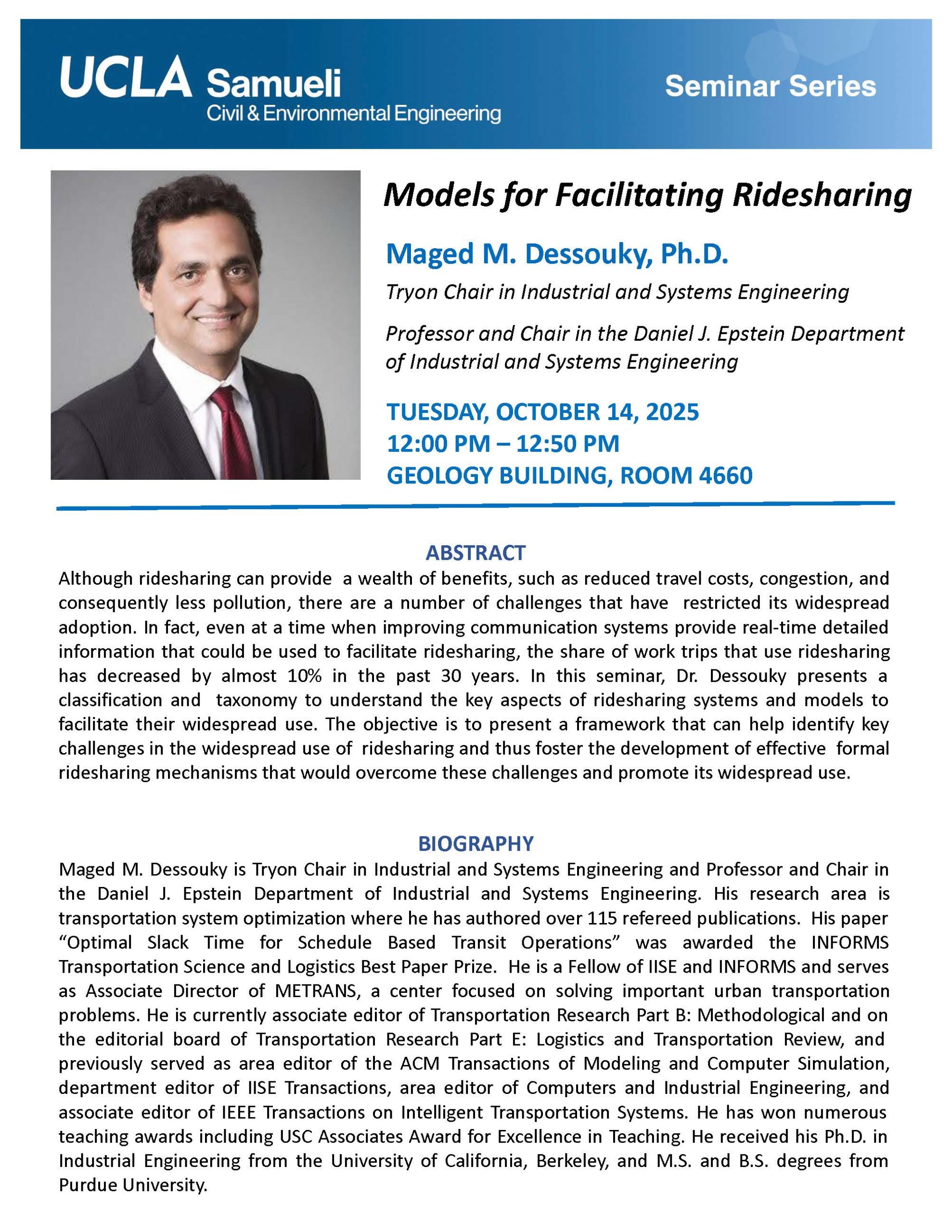 CEE 200 Seminar Series