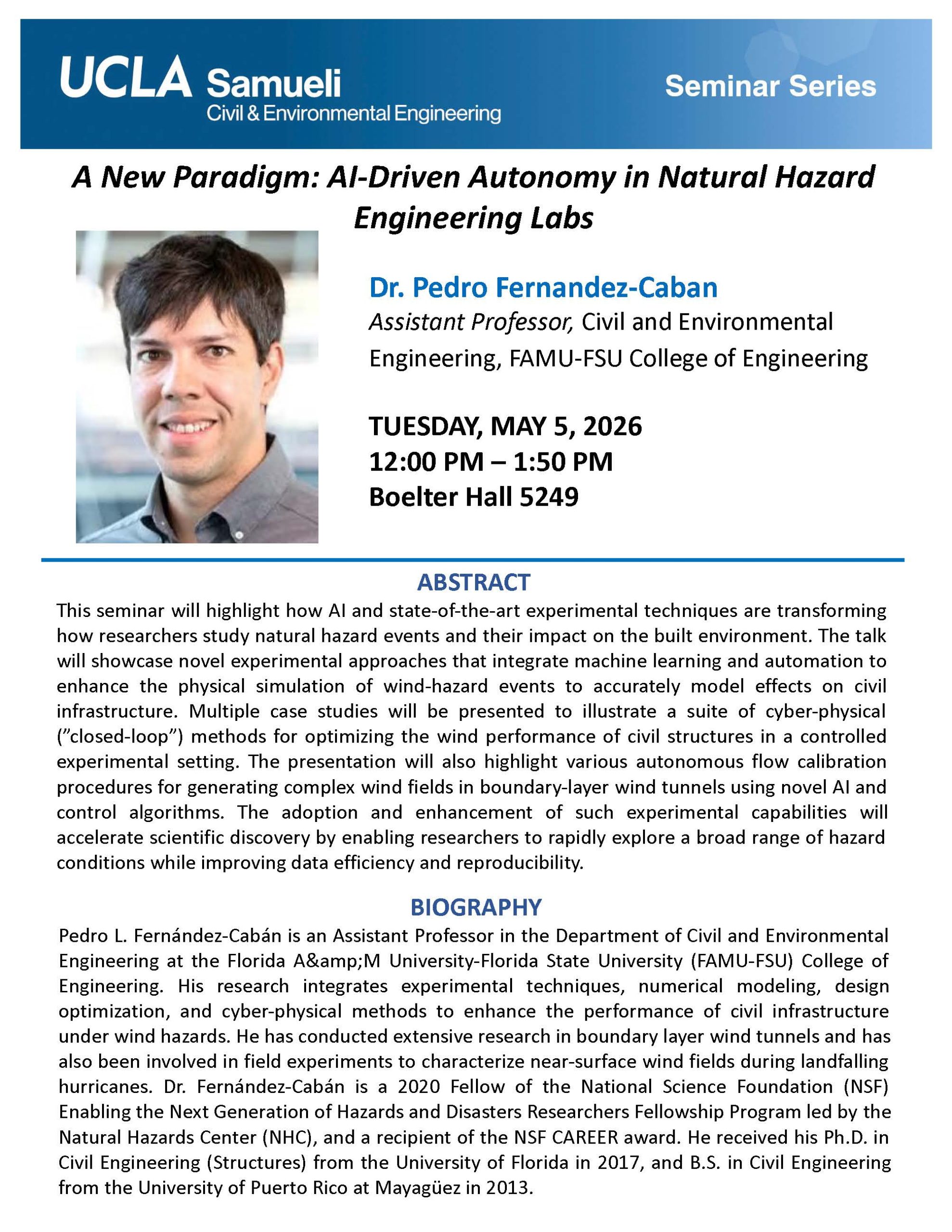 CEE 200 Seminar Series