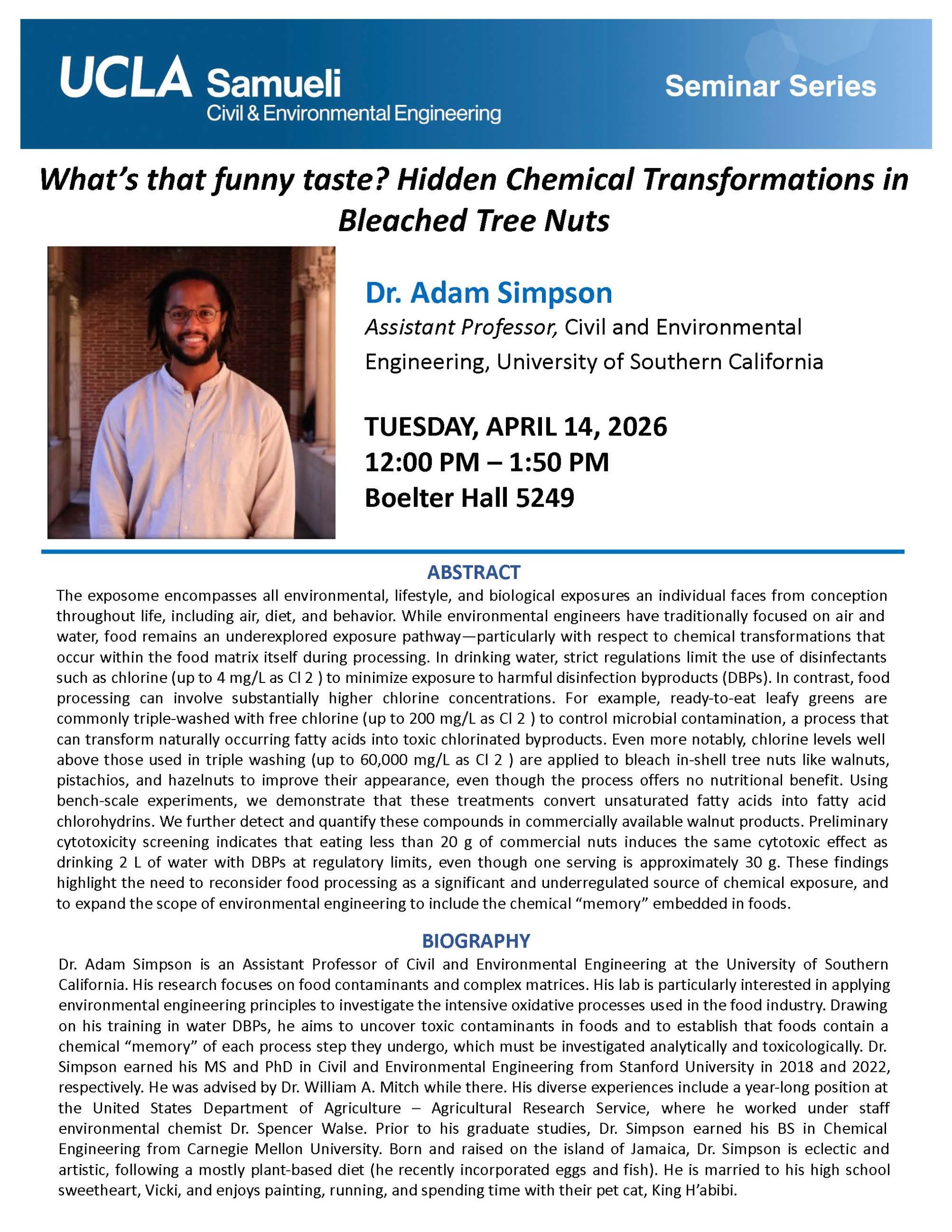 CEE 200 Seminar Series