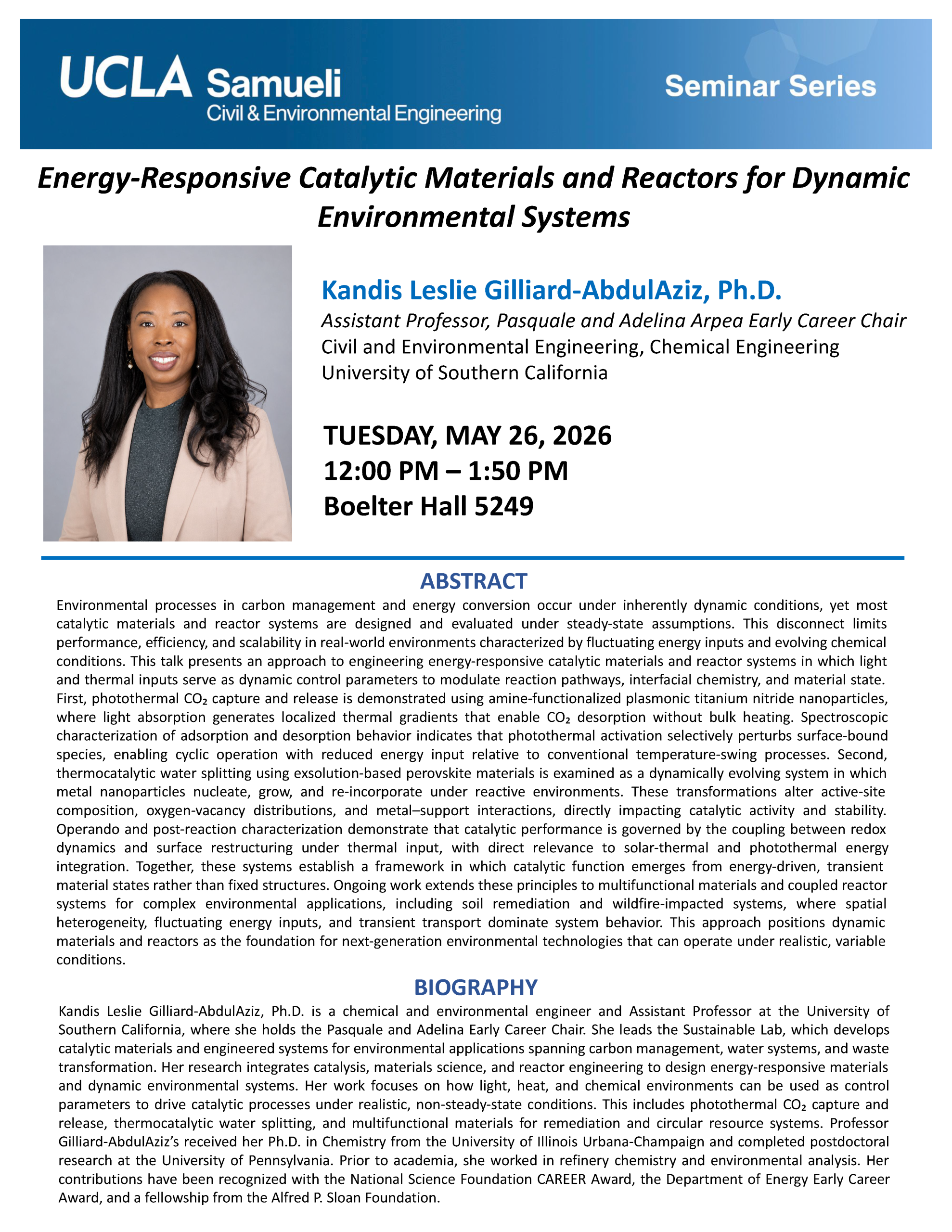 CEE 200 Seminar Series