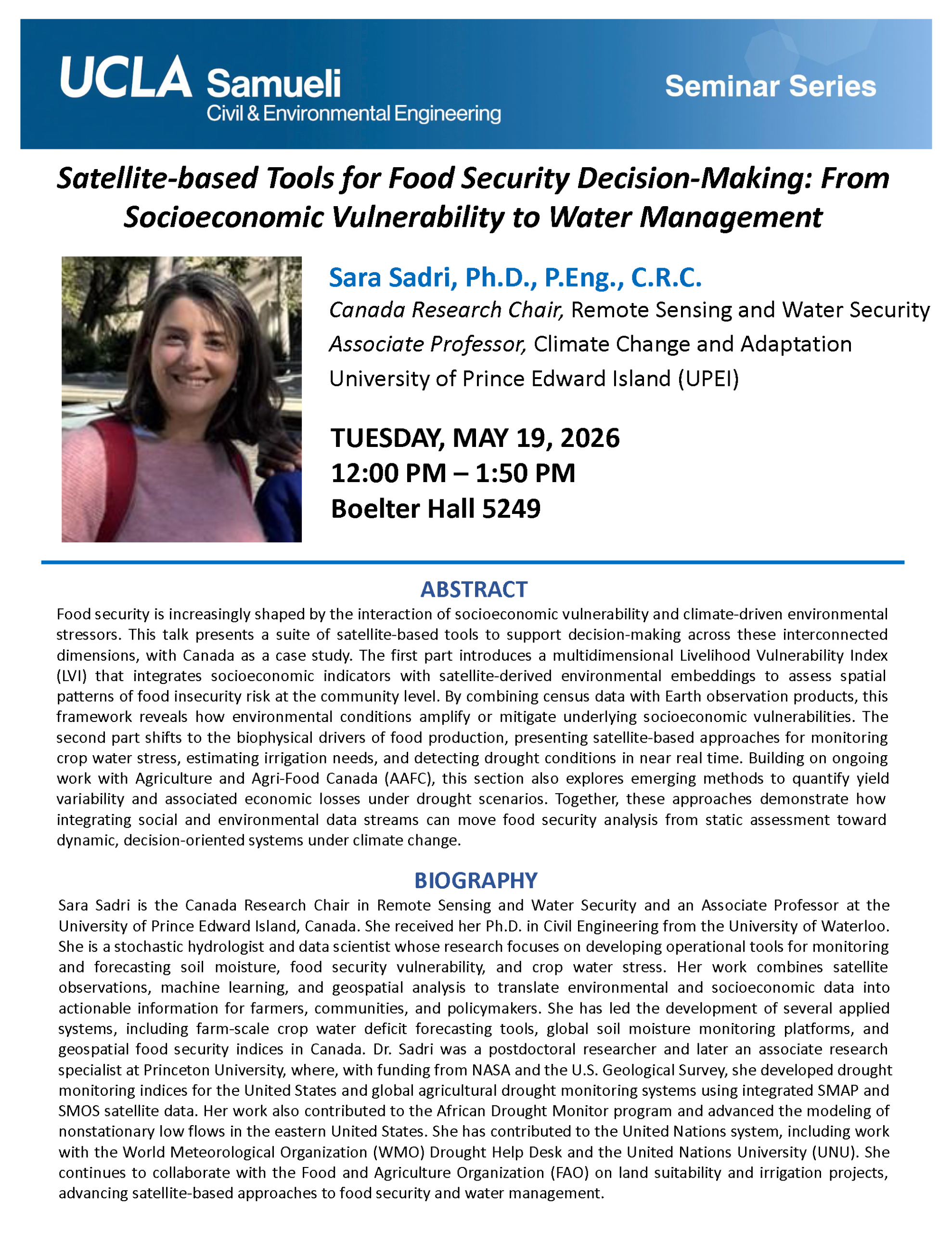 CEE 200 Seminar Series
