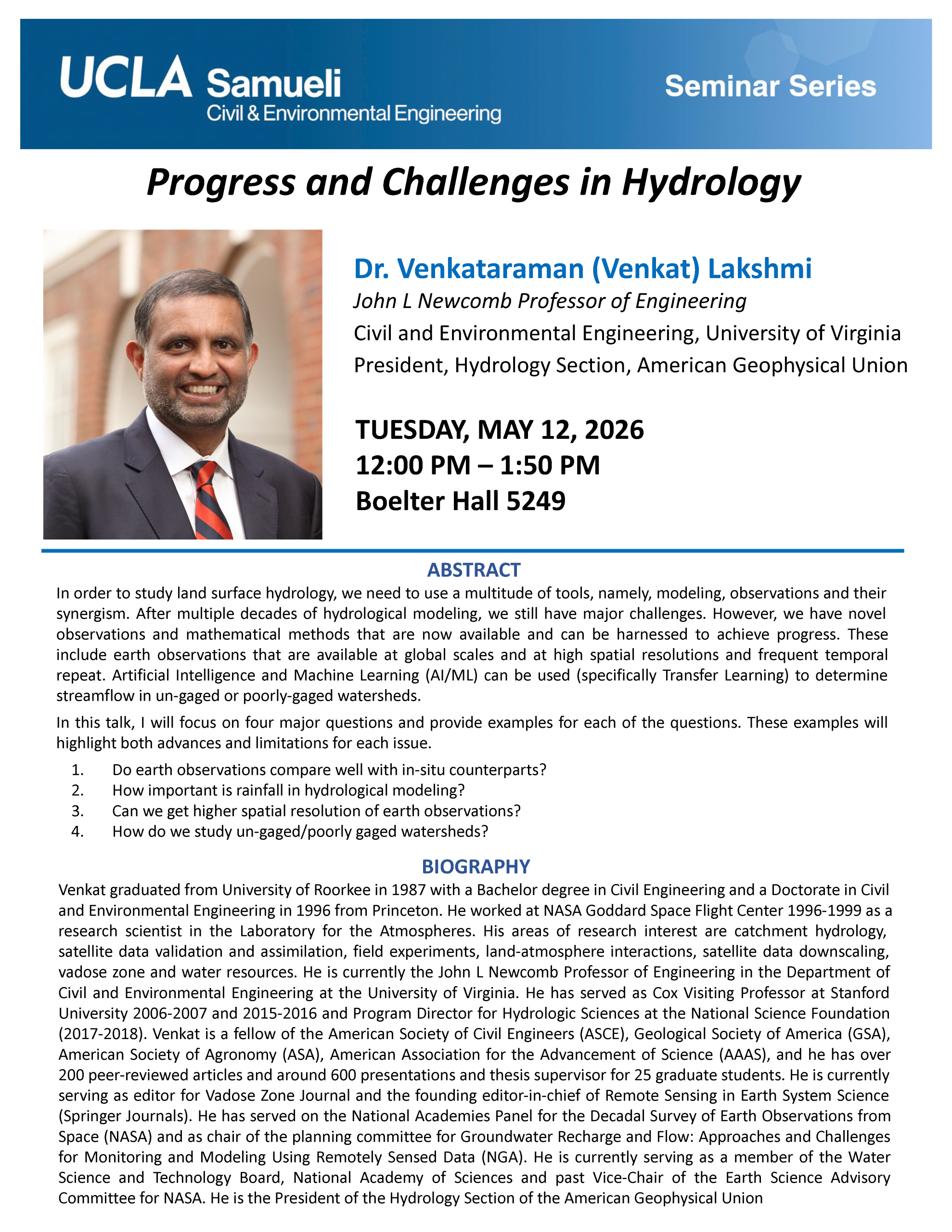 CEE 200 Seminar Series