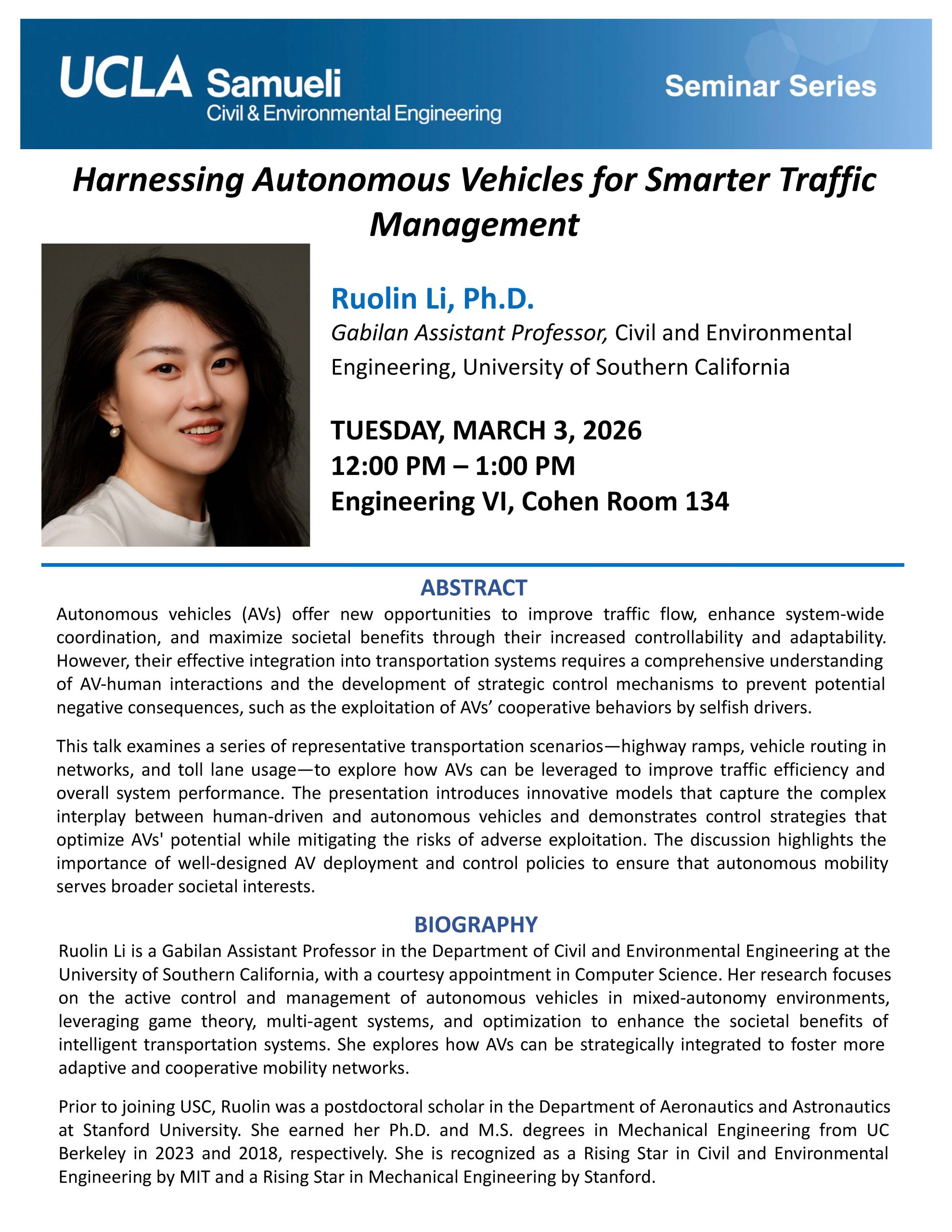 CEE 200 Seminar Series