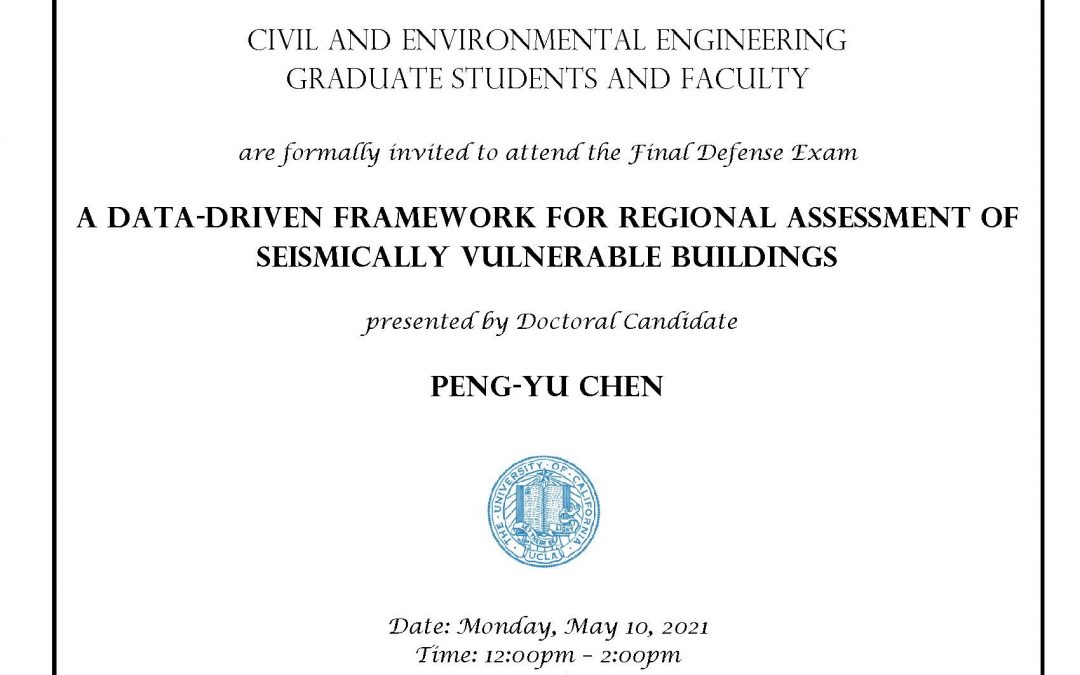 Peng-Yu Chen defense exam flyer