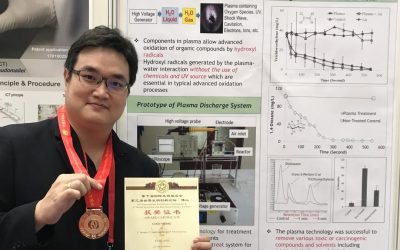 CEE Alumnus Dr. Peerapong (Ice) Pornwongthong wins Gold Medal and Special Prize for his invention