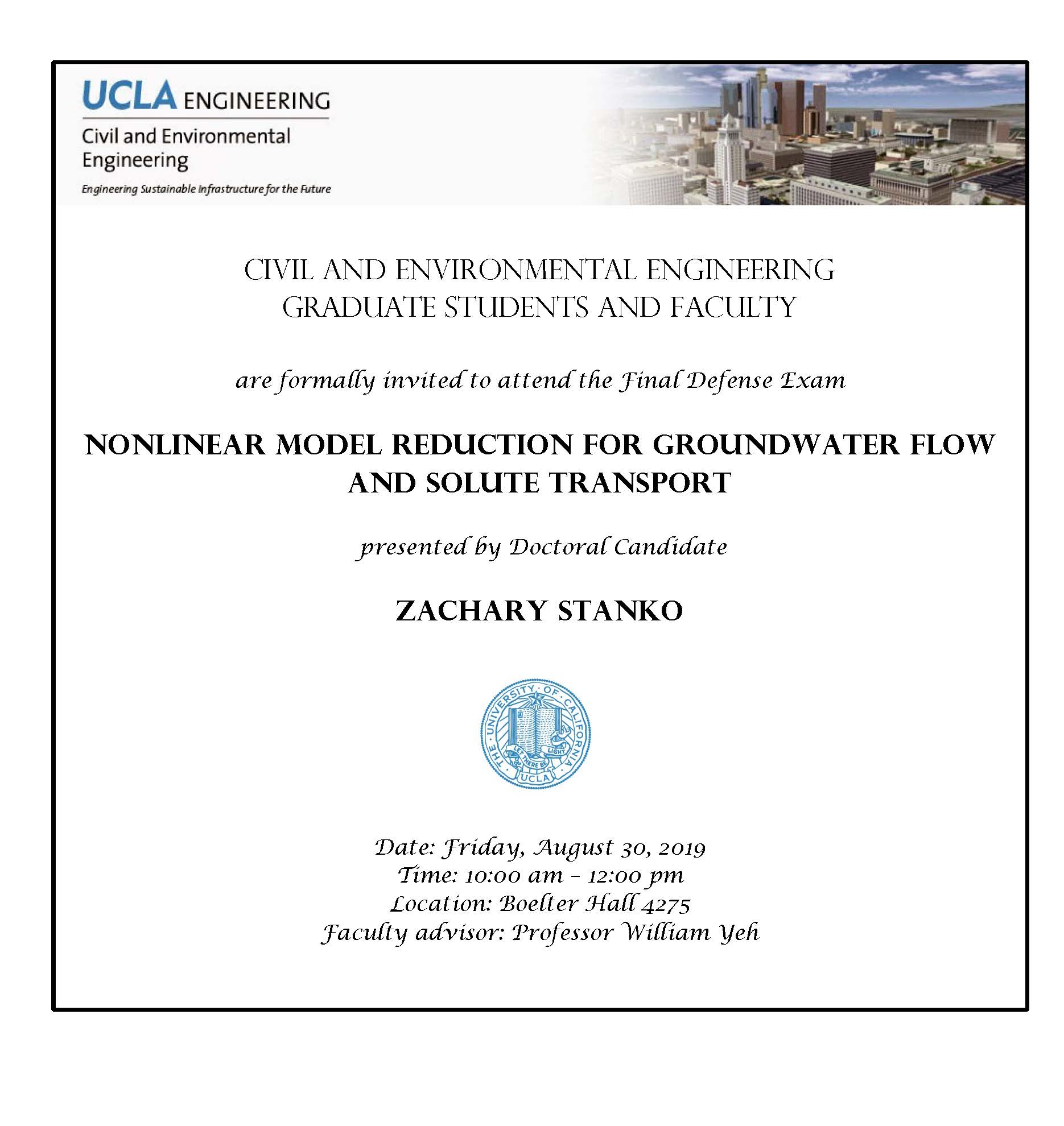 Defense Exam - Zachary Stanko