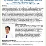Seminar: Prof. Yousung Jung - Accelerating Materials Discovery using Scalable Computations