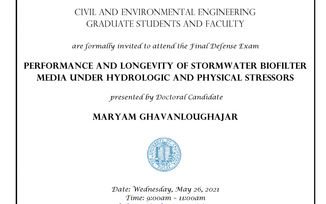 Maryam Ghavanloughajar exam flyer
