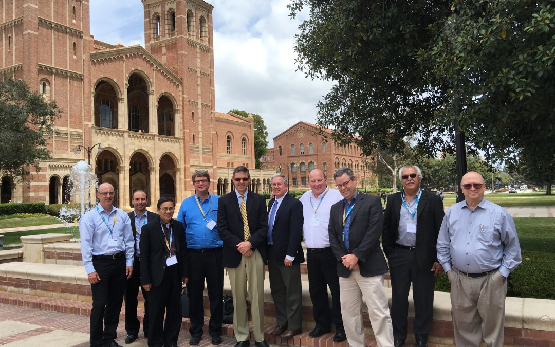 IAB Members stand in front of Royce Hall at UCLA