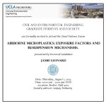 Defense Exam: Jamie Leonard