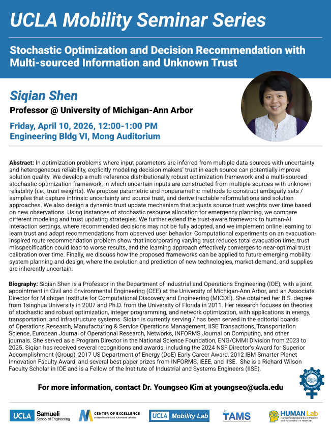 CEE Mobility Lab Seminar Series