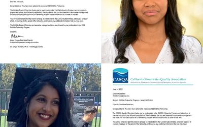 Two UCLA Civil and Environmental Engineering Graduate Students Awarded the Inaugural CASQA Fellowship