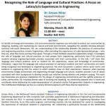 CEE Seminar: Dr. Greses Pérez