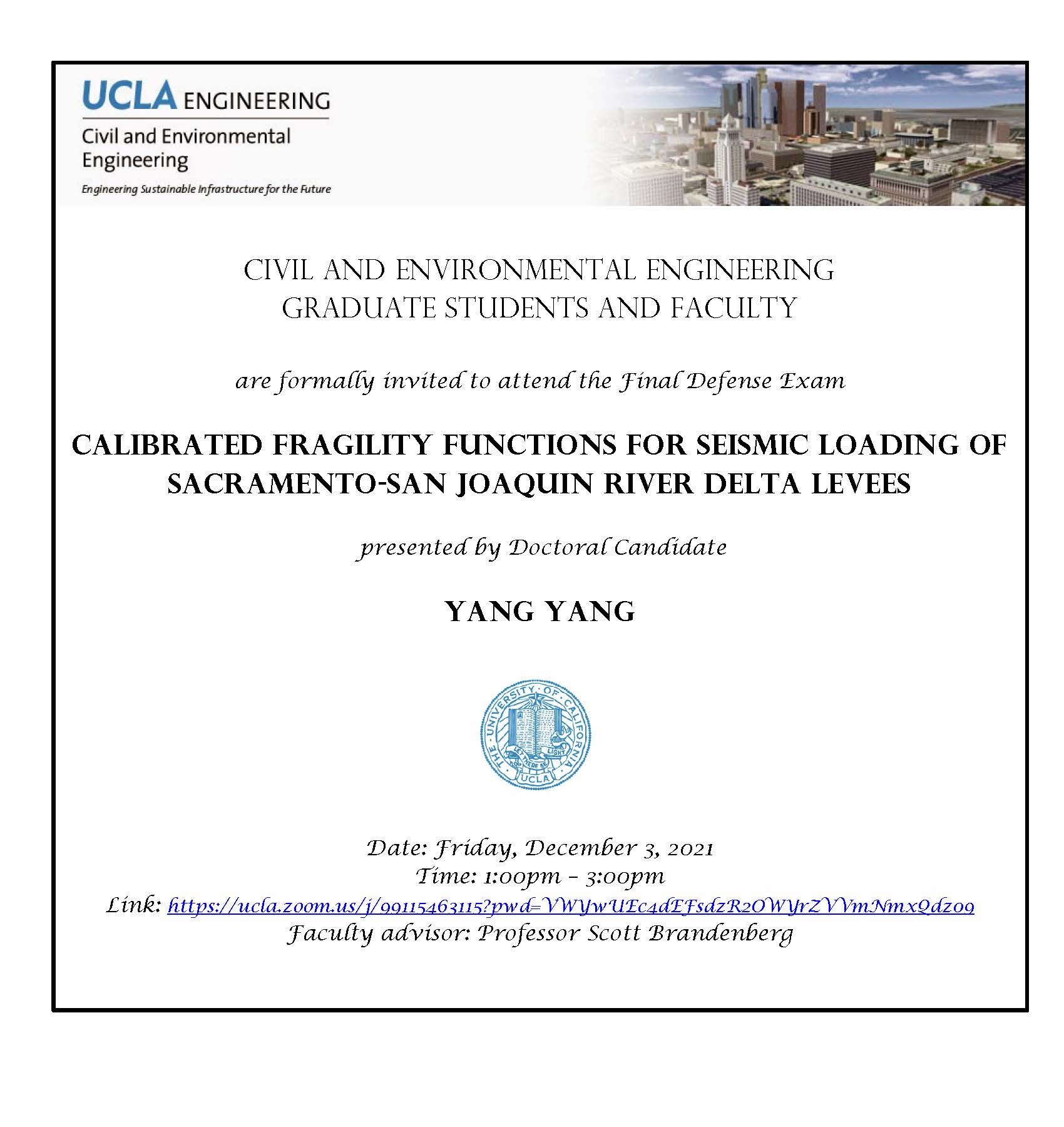 Defense Exam: Yang Yang